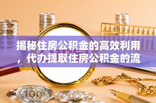 常山揭秘住房公积金的高效利用，代办提取住房公积金的流程与技巧
