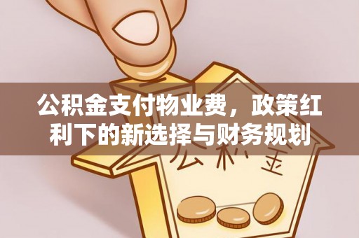 常山公积金支付物业费，政策红利下的新选择与财务规划
