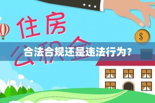 常山合法合规还是违法行为？